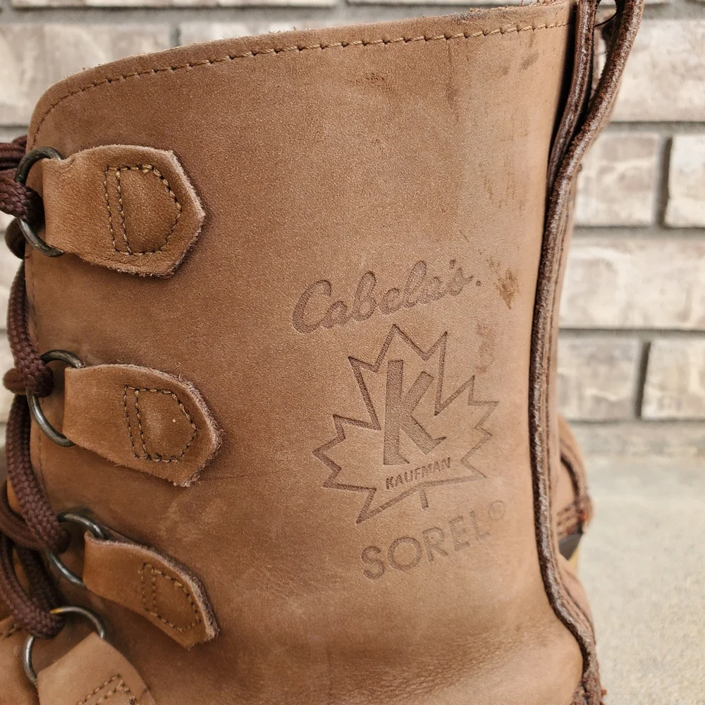 Sorel Cabela's Kaufman winter Men's boots snow leather duck